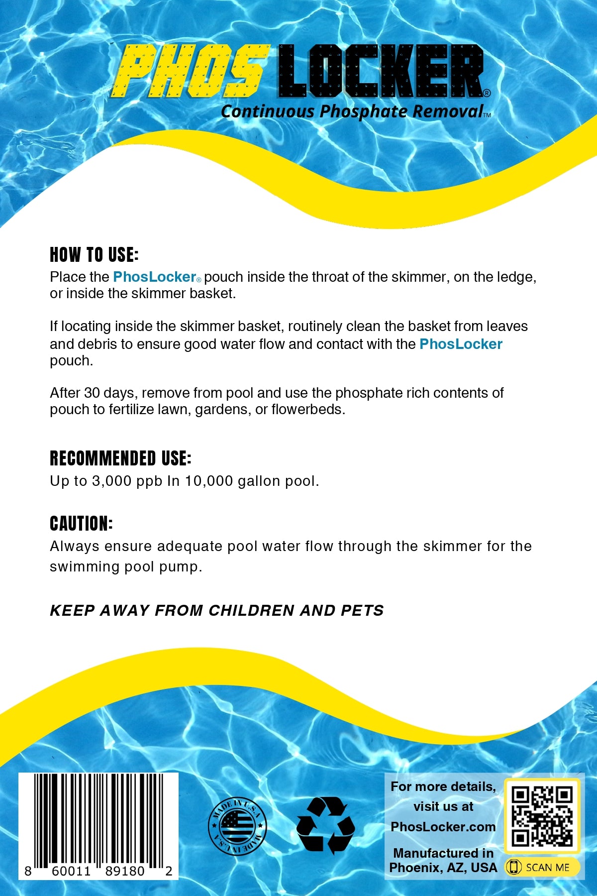 PhosLocker STANDARD Phosphate Remover